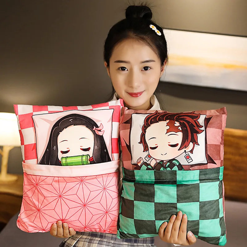 Nezuko Plush Pillow | Sofa Cushion Pillow | Demon Slayer