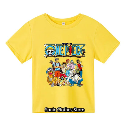 One Piece T-shirt Boys Clothes | T-shirt | One Piece