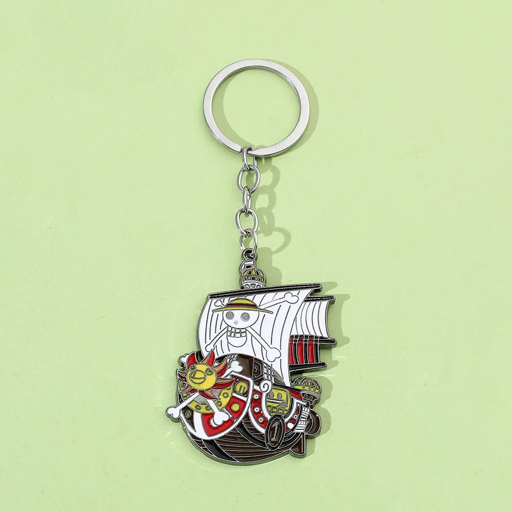 One Piece Keychain Monkey D. Luffy Pirate Metal Pendant | Keychain | One Piece