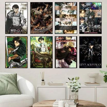 Attack on Titan Levi Ackerman Poster Home Prints | Poster | Attack on Titan