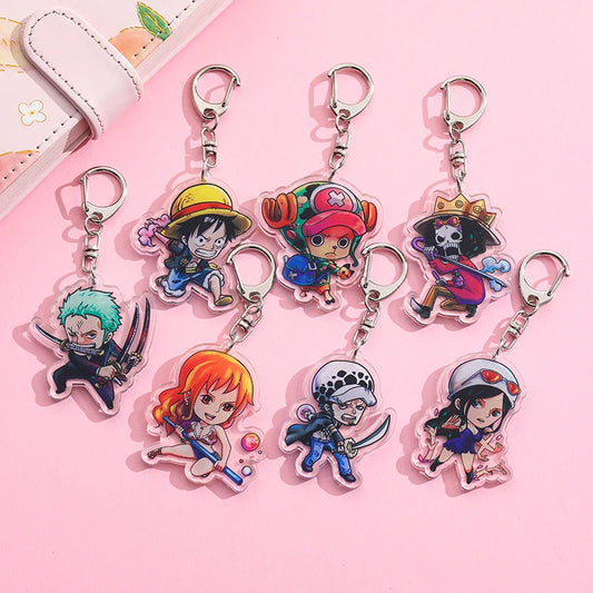 One Piece Keychains Action Figures Charm Backpack Pendent Keychain | Keychain | One Piece