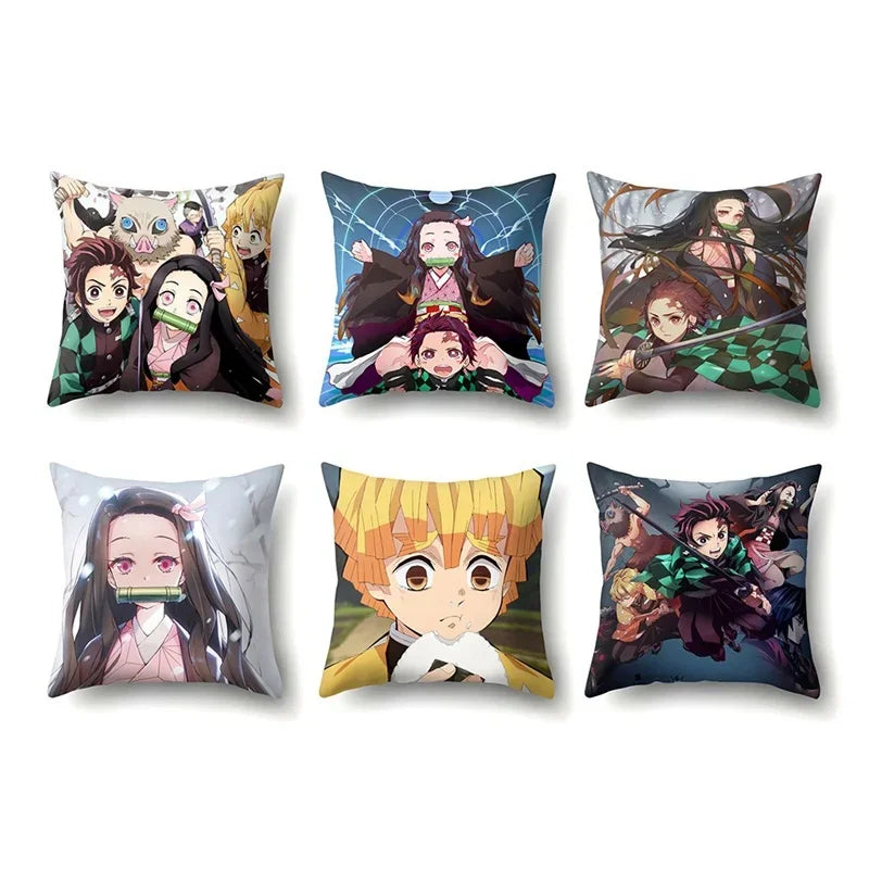 Printed Pillow Cover 45x45cm | Pillowcase | Demon Slayer