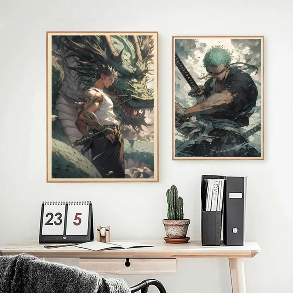 O-one Piece Zoro Poster Paper Print | Poster | One Piece