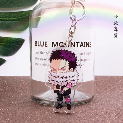 One Piece Luffy Charlotte Katakuri Doflamingo Keychains | Keychain | One Piece