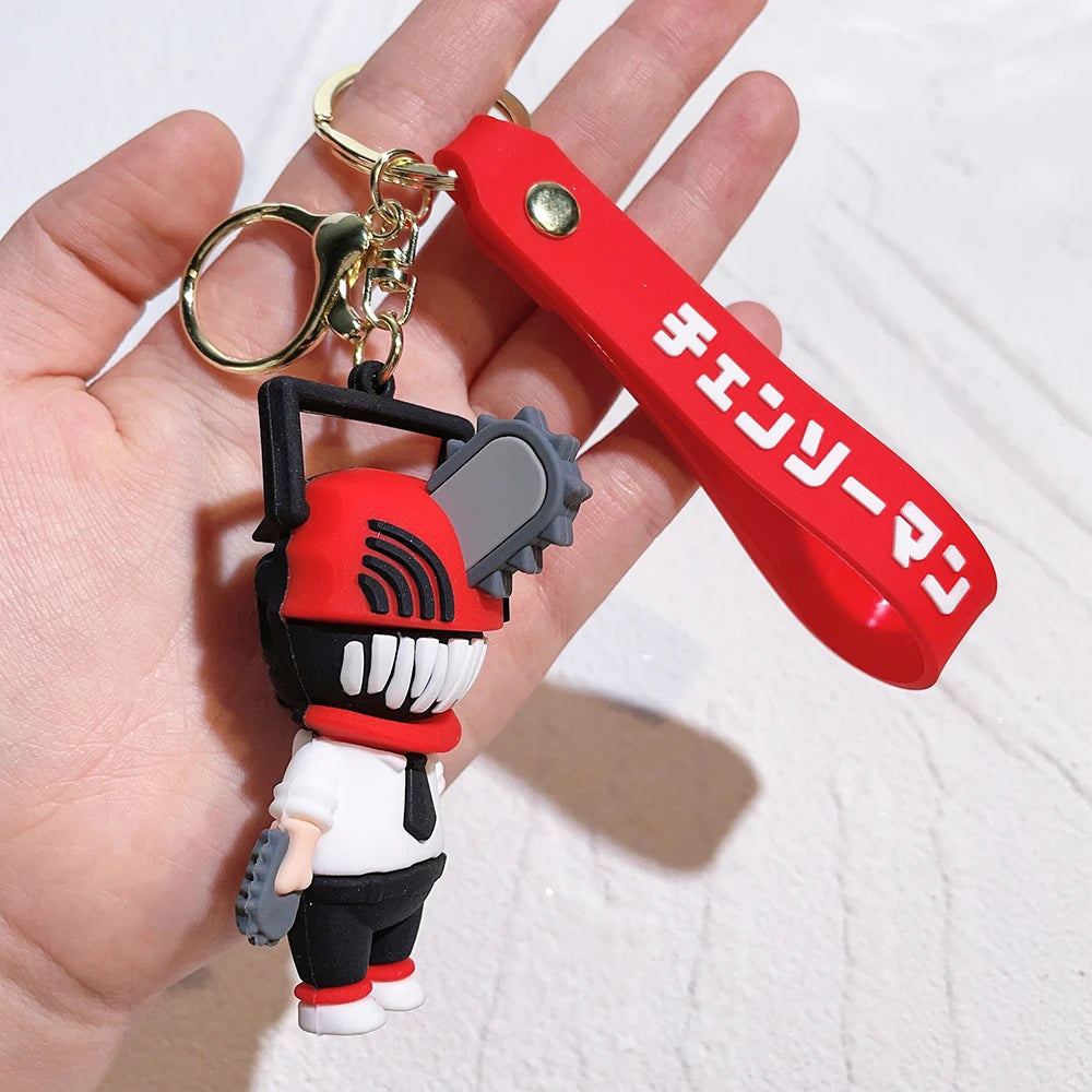 Keychain Soft Rubber Devil Denji | Keychain | Chainsaw Man