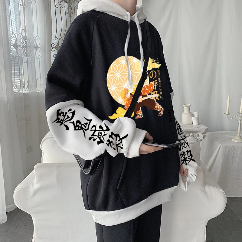 Zenitsu Agatsuma Oversize Hoodie | Hoodie | Demon Slayer