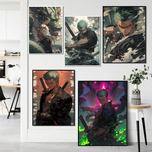 O-one Piece Zoro Poster Paper Print | Poster | One Piece