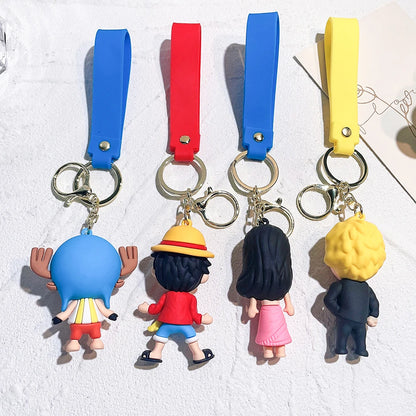 One Piece Monkey D. Luffy Keychain Silicone Key Rings | Keychain | One Piece