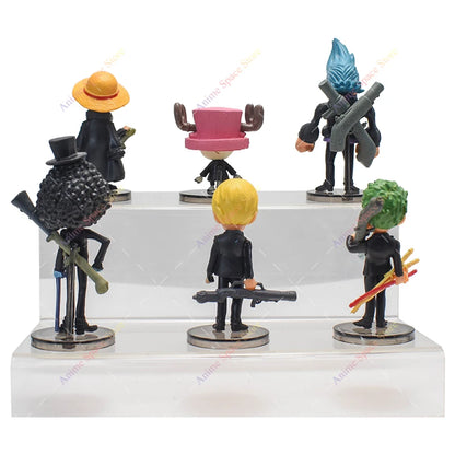 Luffy Chopper Sanji Zoro Brook Q Ver. Figure Set | Action Figure Set | One Piece