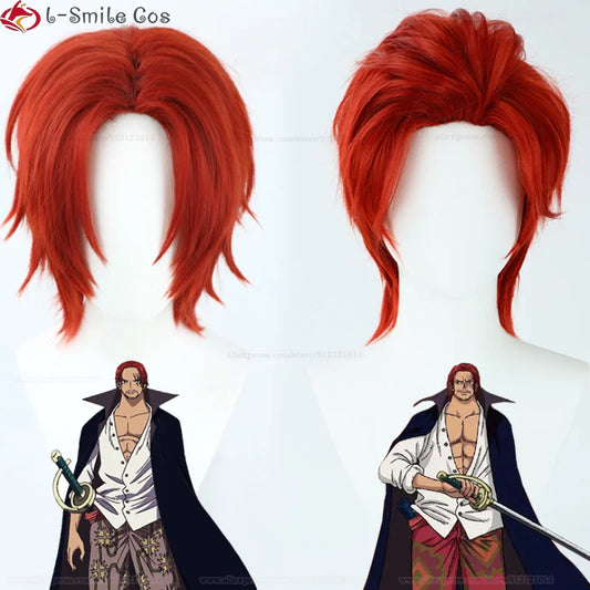 Shanks Cosplay Wig Short Red Hair | Costume | One Piece