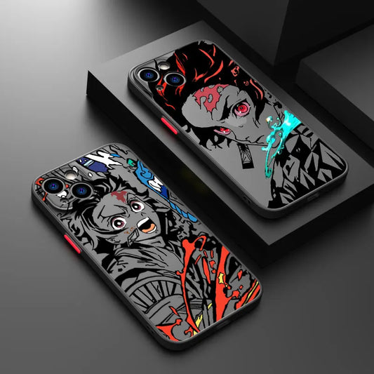 Demon Slayer Frosted Translucent Case | Phone Case | Demon Slayer