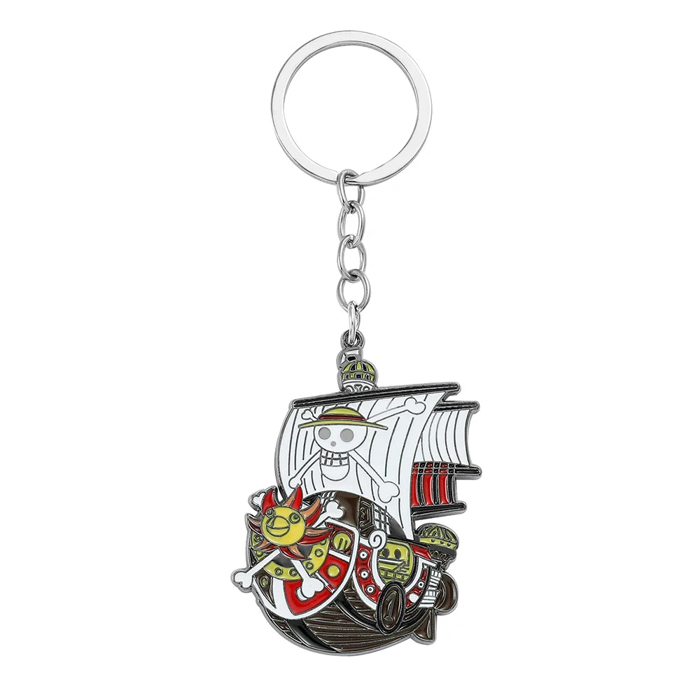 One Piece Keychain Monkey D. Luffy Pirate Metal Pendant | Keychain | One Piece