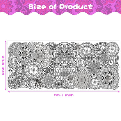 Jumbo Mandala Coloring Poster Color Banner | Poster | One Piece