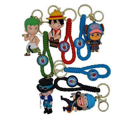 Q Version One Piece Luffy Doll Student Bag Pendant Birthday Keychain | Keychain | One Piece