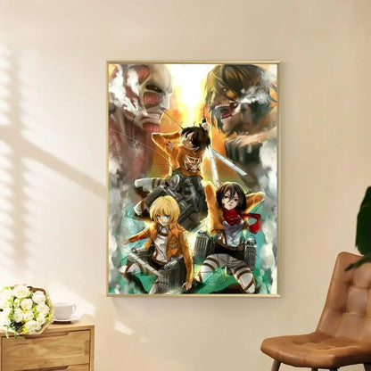 Attack on Titan Poster Classic Movie Posters | Wall Sticker | Attack on Titan