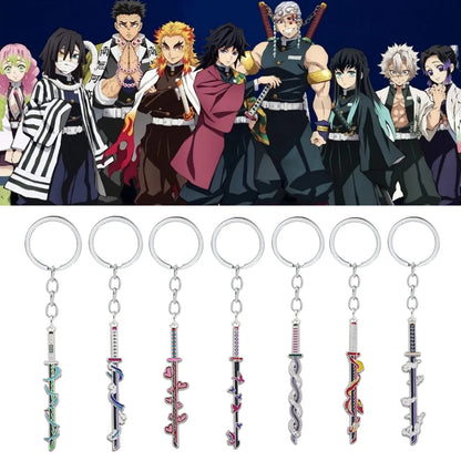 Sword Keychain Rengoku Giyuu Shinobu | Weapon Keyring | Demon Slayer