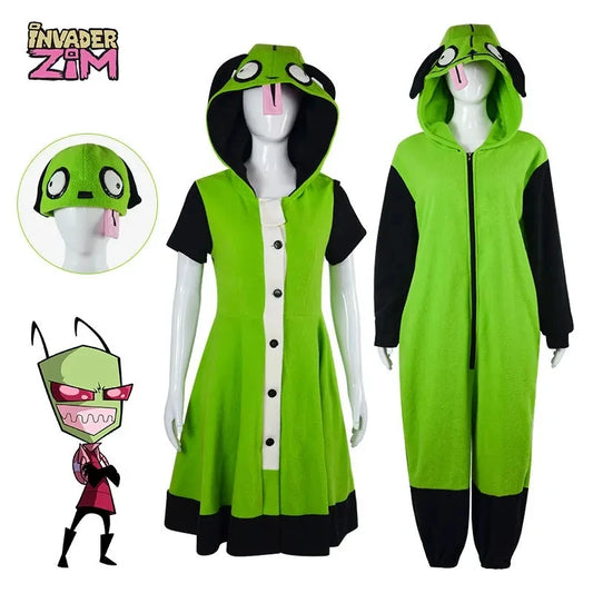 ZIM Gir Onesie | Cosplay Pajamas | Invader ZIM