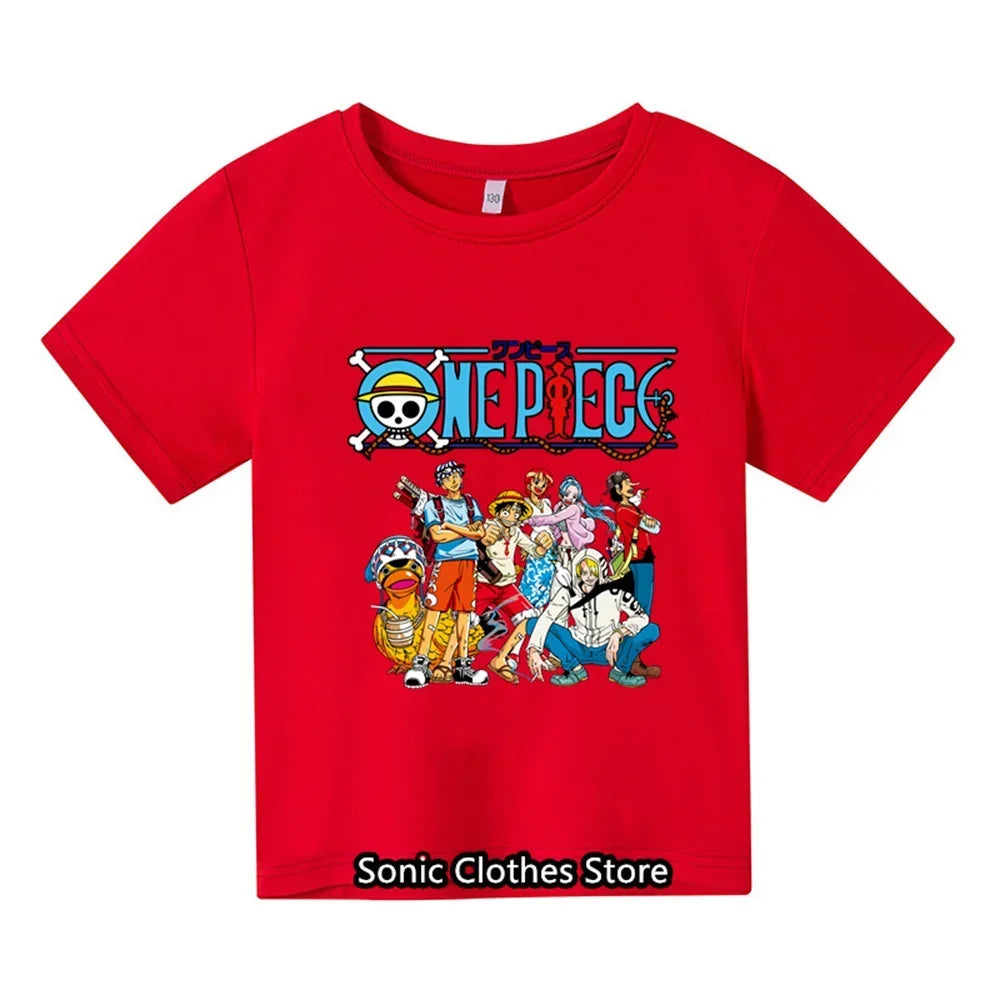 One Piece T-shirt Boys Clothes | T-shirt | One Piece