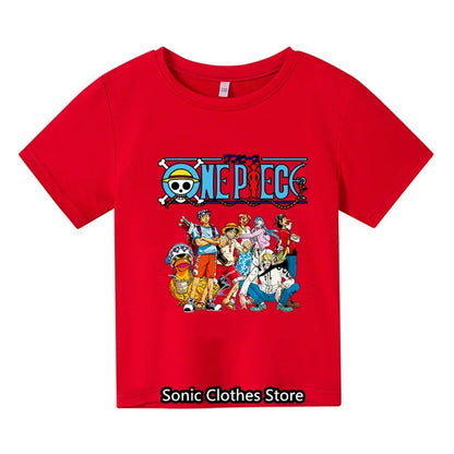 One Piece T-shirt Boys Clothes | T-shirt | One Piece