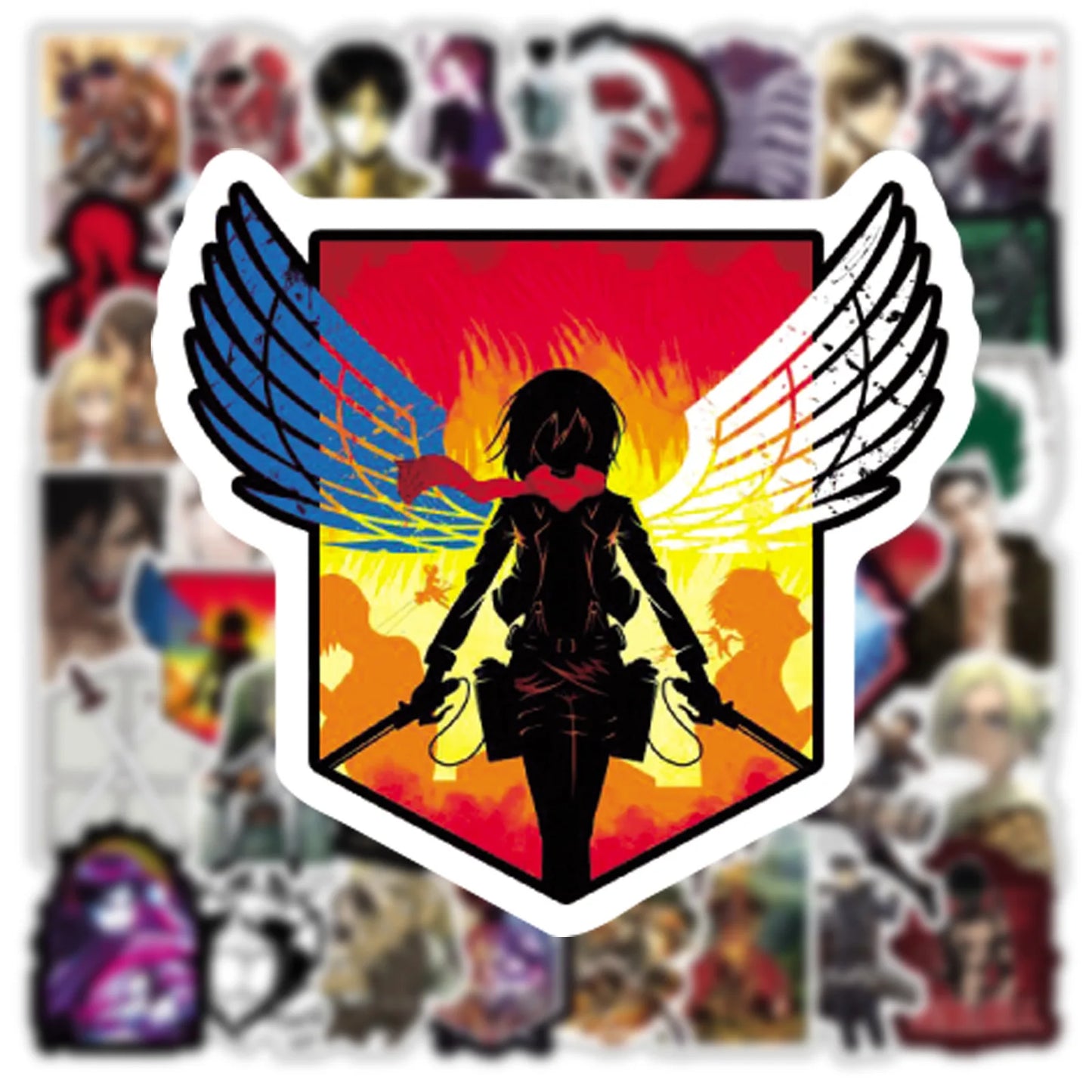 Attack on Titan Graffiti Stickers | Stickers | Attack on Titan