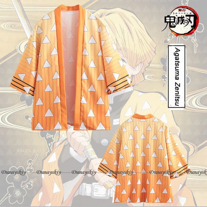 Zenitsu Shinobu Cloak | Summer Coat Shirt | Demon Slayer