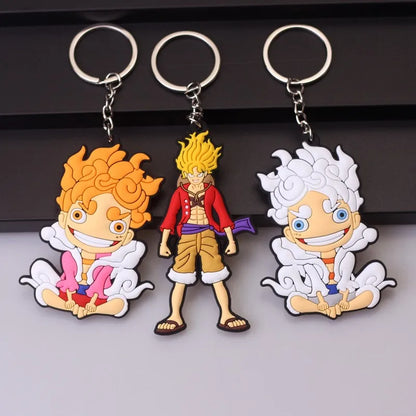 One Piece PVC Luffy Gear 5 Key Ring | Keychain | One Piece