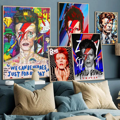 David-Bowie Actor Wall Art Poster | Canvas Painting | David Bowie