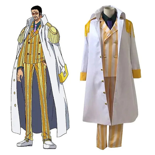 Kizaru Admiral Costume | Cosplay Costume | One Piece