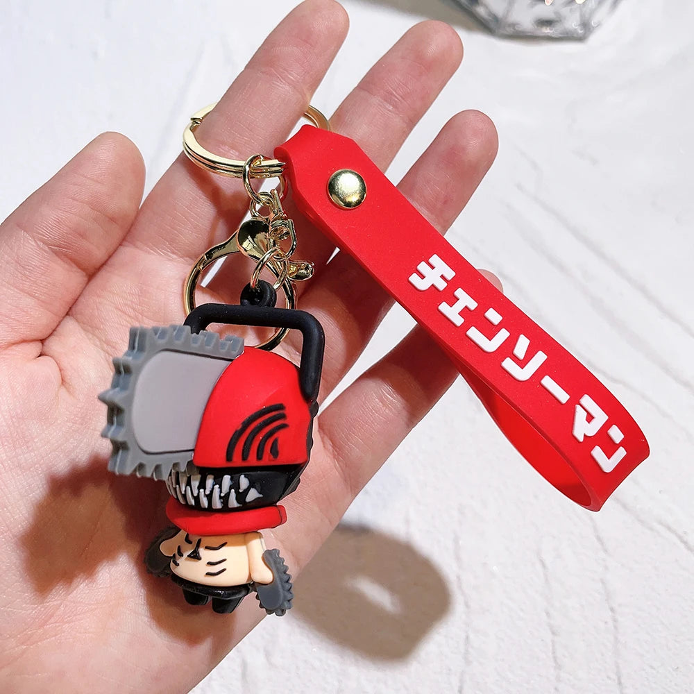 Keychain Soft Rubber Devil Denji | Keychain | Chainsaw Man