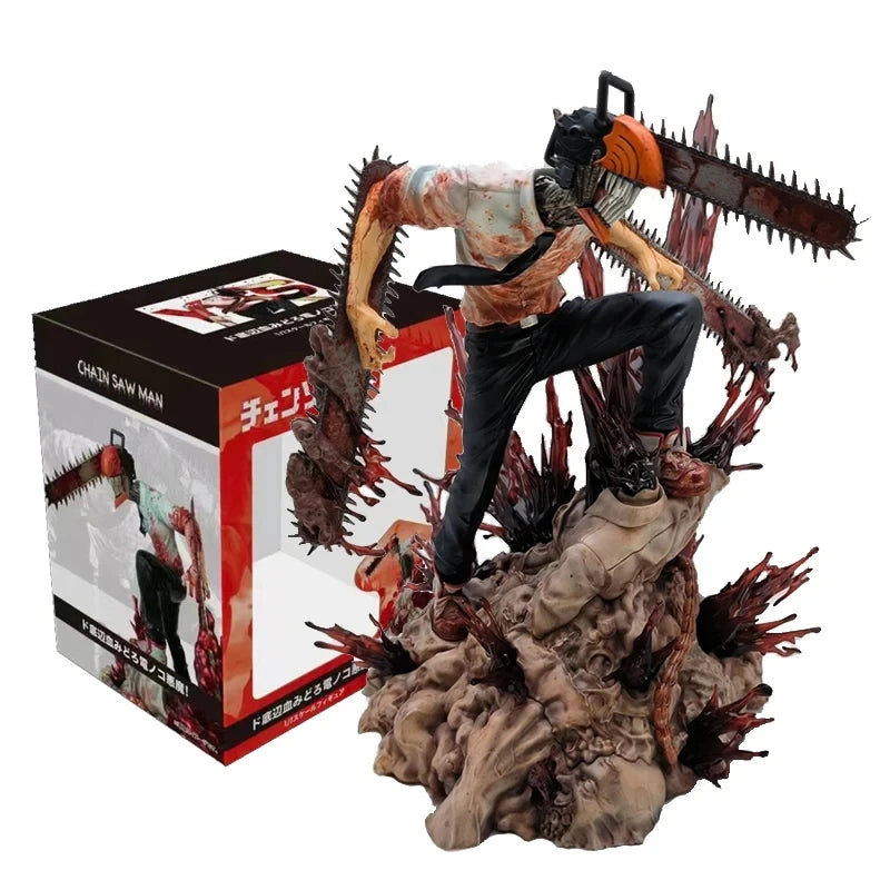 Denji Pochita Fit Standing Model | Action Figure | Chainsaw Man