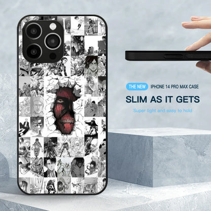 All In All Soft Glass Case For iPhone | Phone Case | Attack on Titan