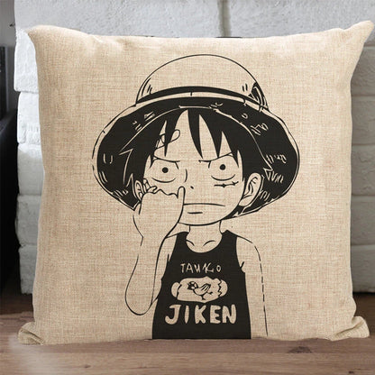 Luffy Throw Pillow Cover | Creative Pillowcase | One Piece