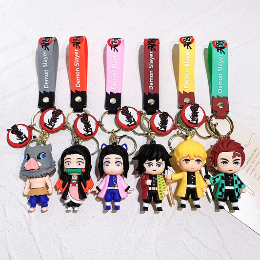 Nezuko Tanjirou Figure Keyring | Accessories | Demon Slayer