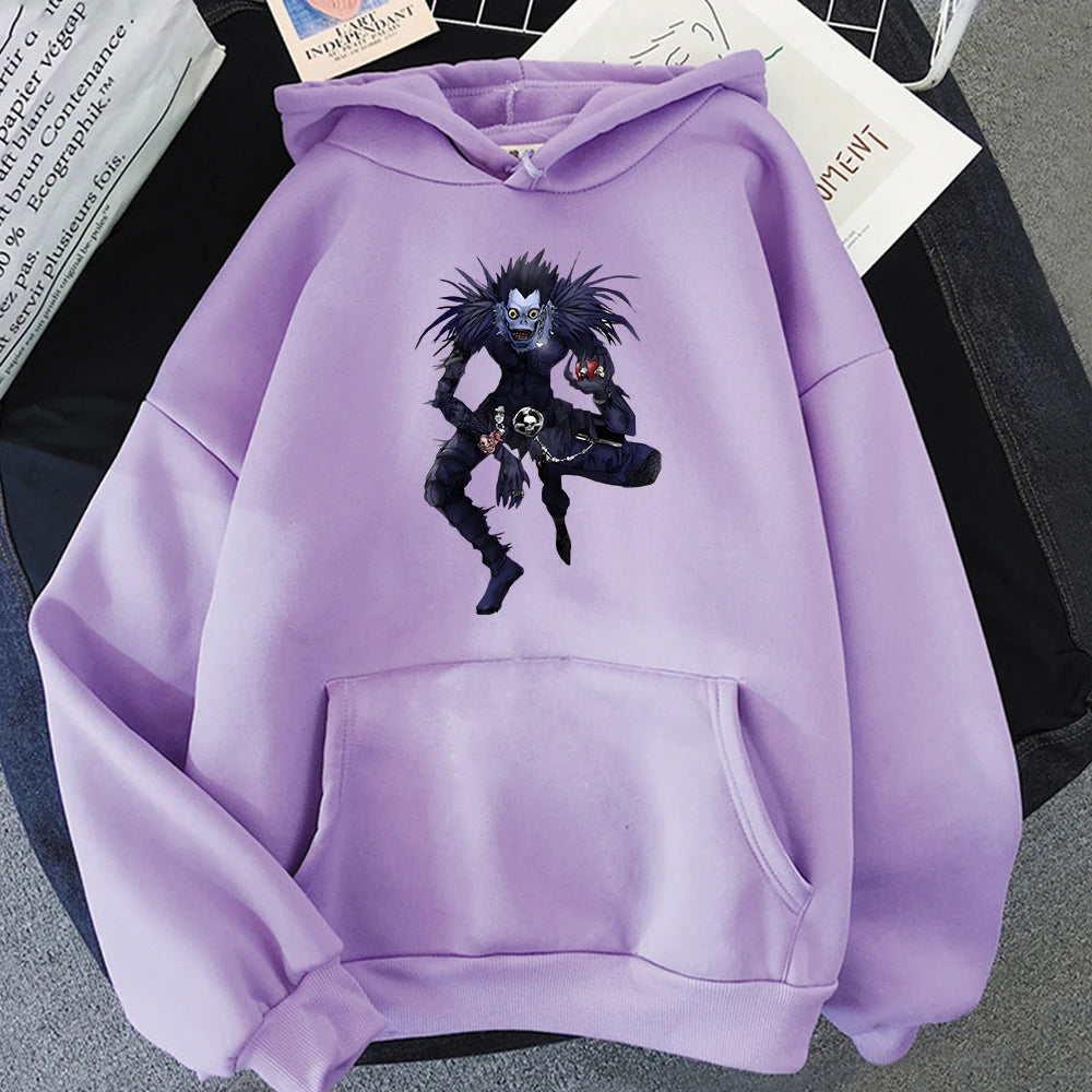 Death Note Hoodie Harajuku Graphic Manga | Hoodie | Death Note