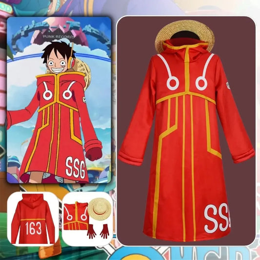 Luffy Cosplay One Cos Piece Egghead Costume Disguise for Adult | Costume | One Piece