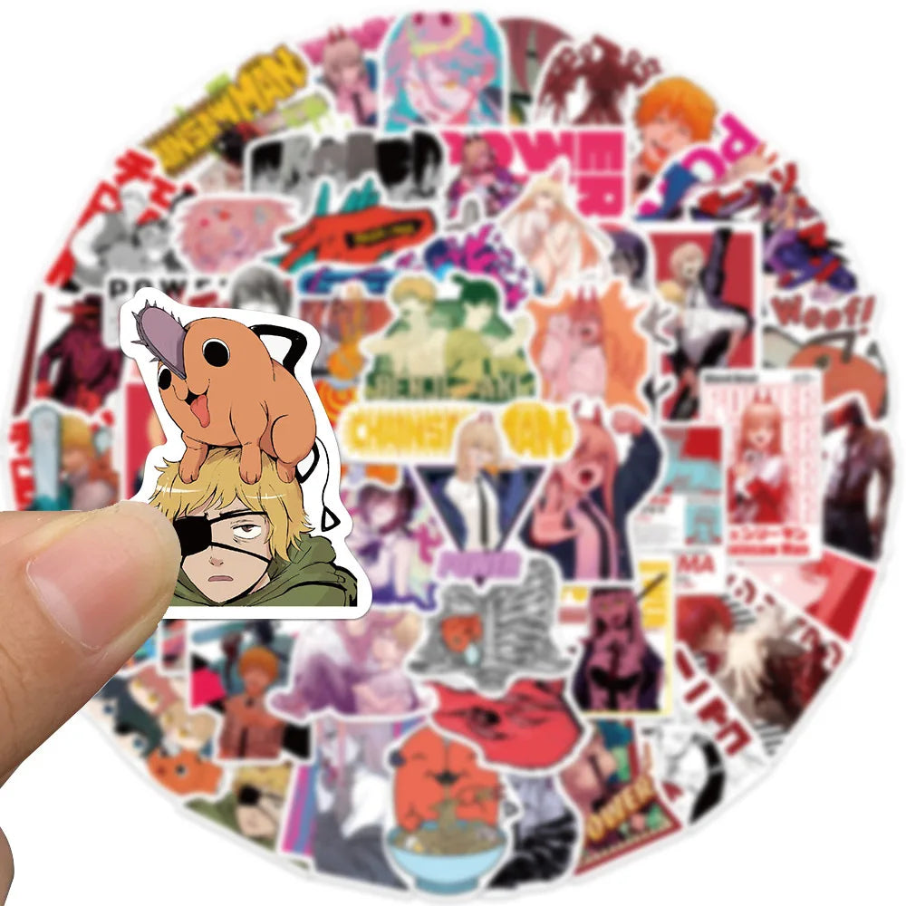 10/30/50PCS Stickers Graffiti | Stickers | Chainsaw Man