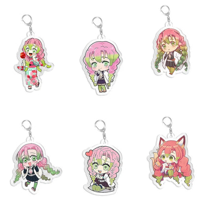 Mitsuri Double Sided Keyring | Acrylic Keychain | Demon Slayer