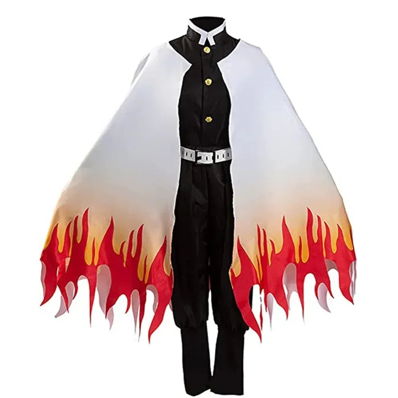 Adult Rengoku Kyoujurou Kimono Cosplay Costume | Demon Slayers | Demon Slayer