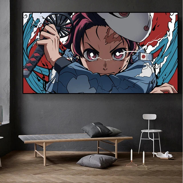 Characters Posters Canvas Painting | Decor | Demon Slayer