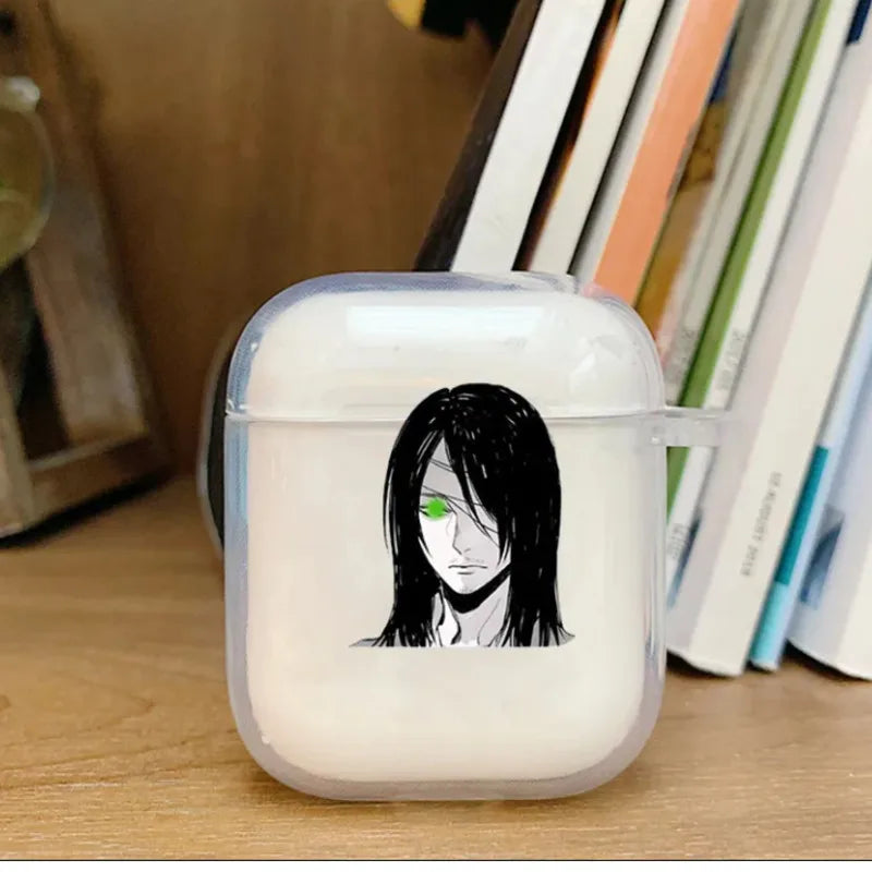 Adult Allen Through Headphones Transparent Case | AirPods 1 2 3 | Attack on Titan