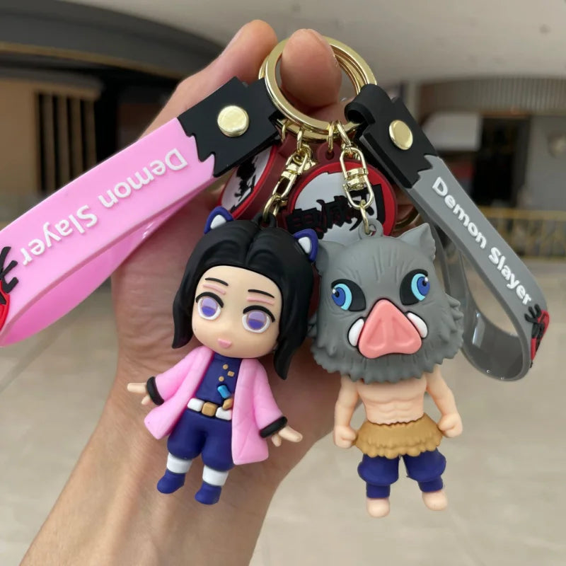 Cute Tanjiro Nezuko Doll Keychain | Accessories | Demon Slayer