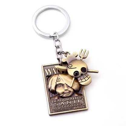 One Piece Luffy Zoro Chopper Sanji Ace Keychain | Keychain | One Piece