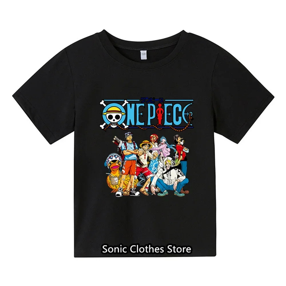 One Piece T-shirt Boys Clothes | T-shirt | One Piece