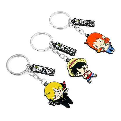 One Piece Cute Monkey D Luffy Chopper Sanji Keychain | Keychain | One Piece