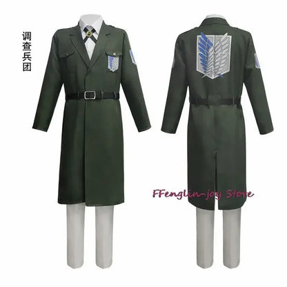 Levi Cosplay Costume Scouting Legion Soldier Coat | Cosplay Costume | Attack on Titan