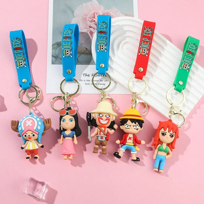 One Piece Monkey D. Luffy Keychain Silicone Key Rings | Keychain | One Piece