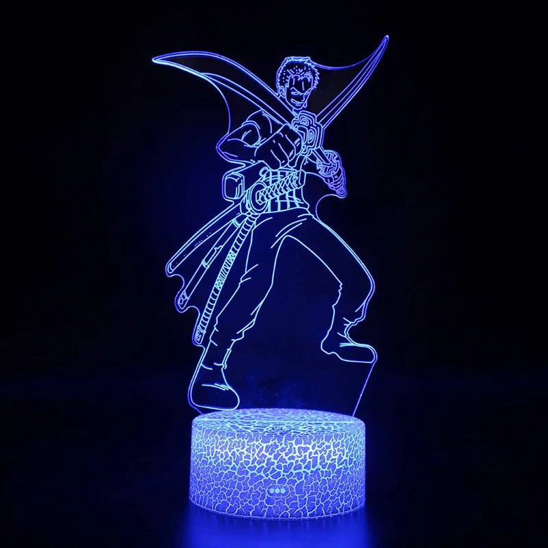 One Piece Monkey D Luffy 3D Lamp | Night Light | One Piece