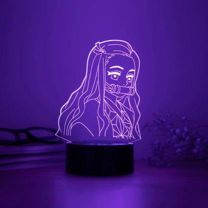 Nezuko Kamado Figure LED Night Light | Night Light | Demon Slayer