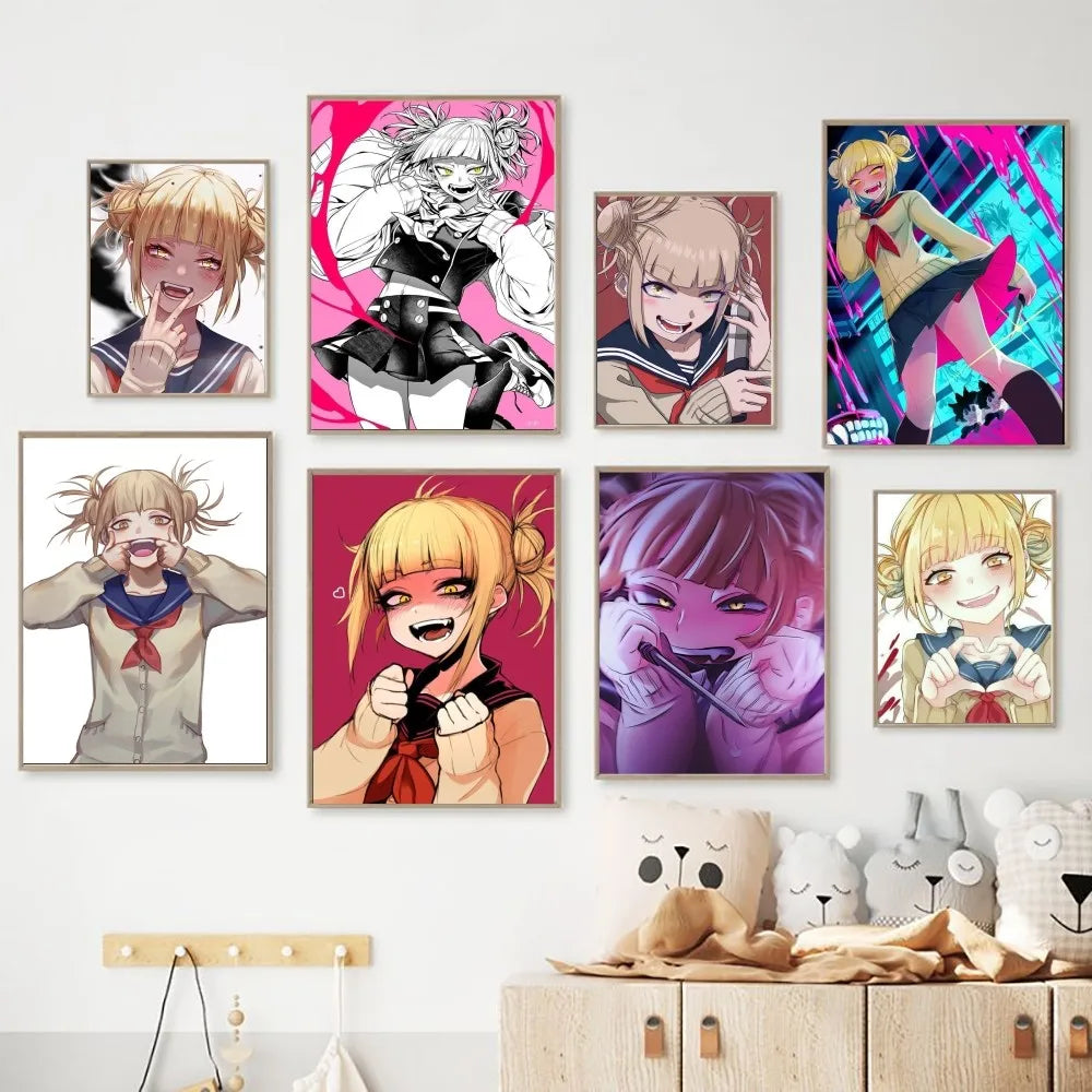 Toga Himiko Poster | No Framed Vintage Art | My Hero Academia