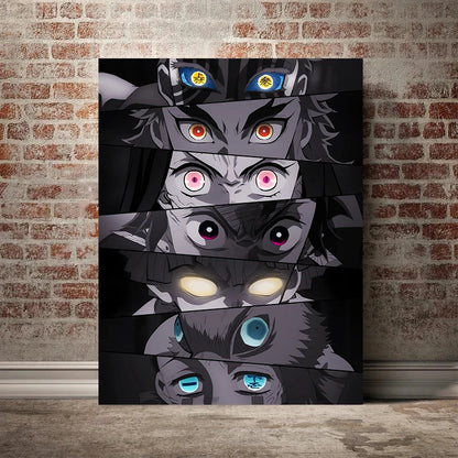 Poster Team Eyes Art Print | Decor | Demon Slayer